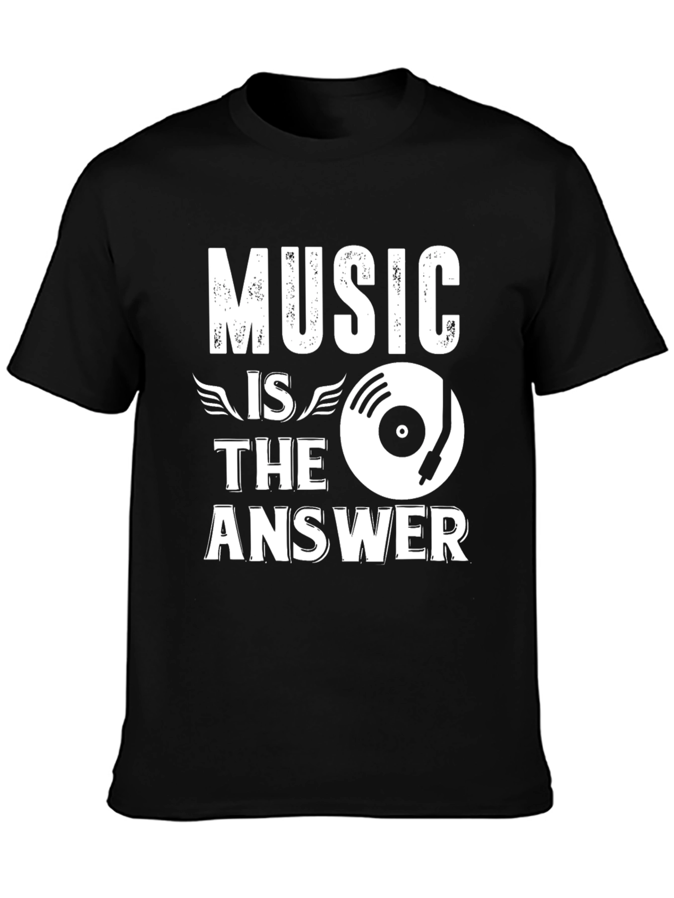 Music is the Answer Graphic T-Shirt