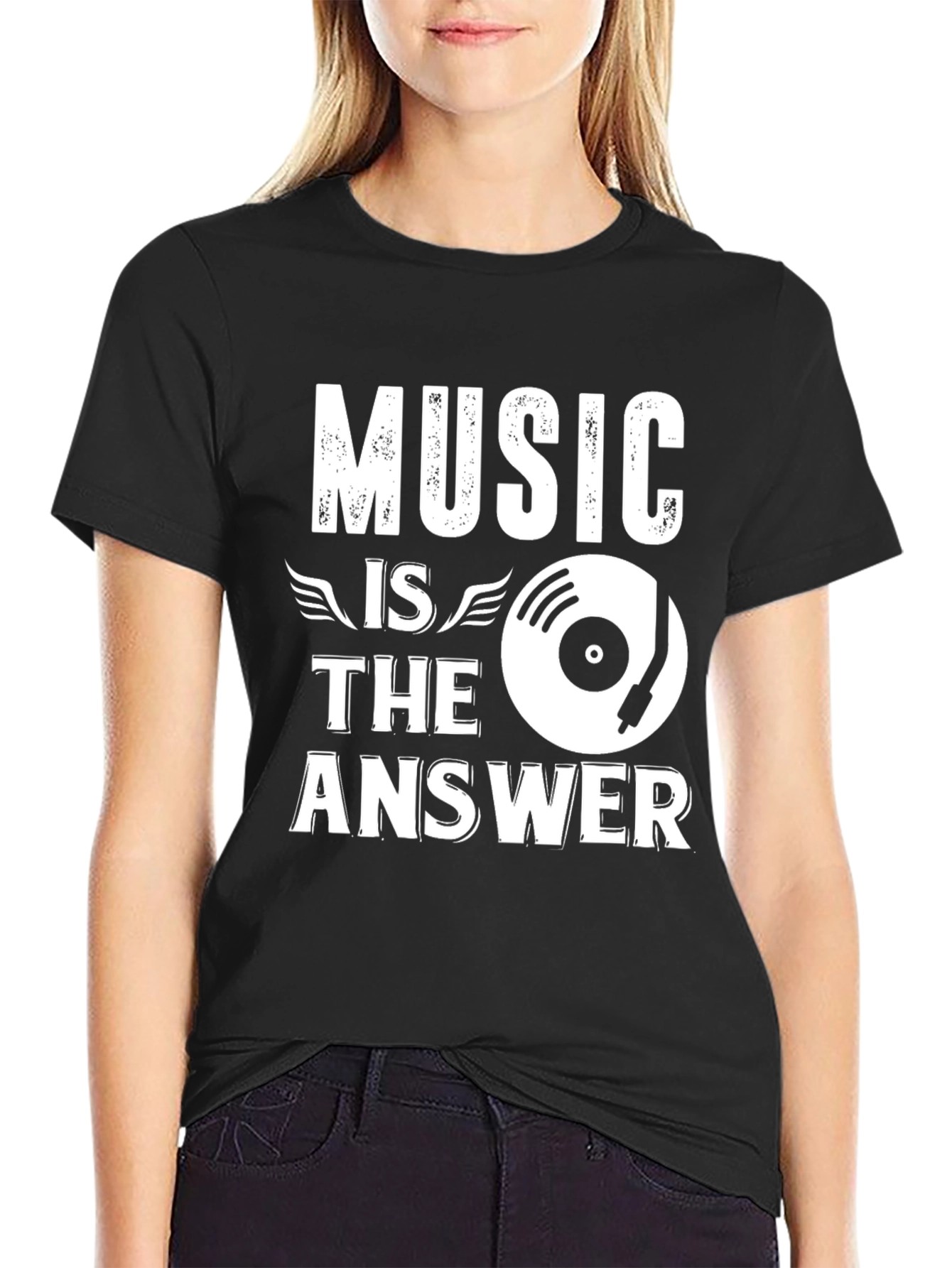Music is the Answer Graphic T-Shirt