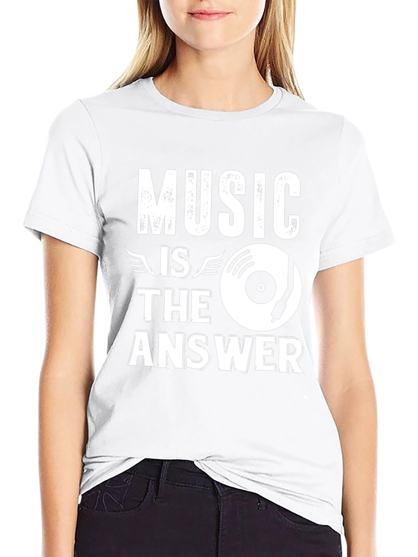 Music is the Answer Graphic T-Shirt