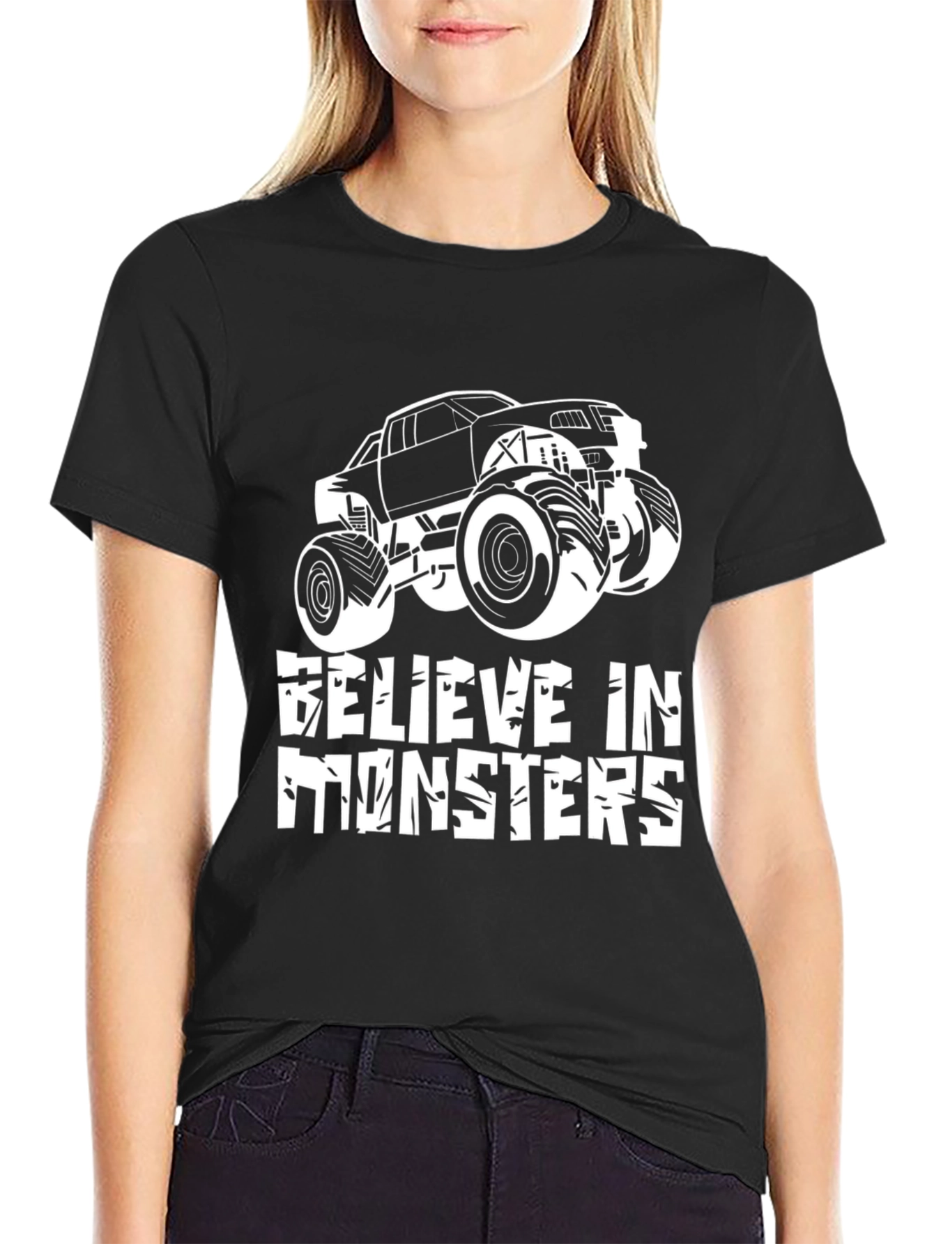 Believe in Monsters T-Shirt - Monster Truck Tee
