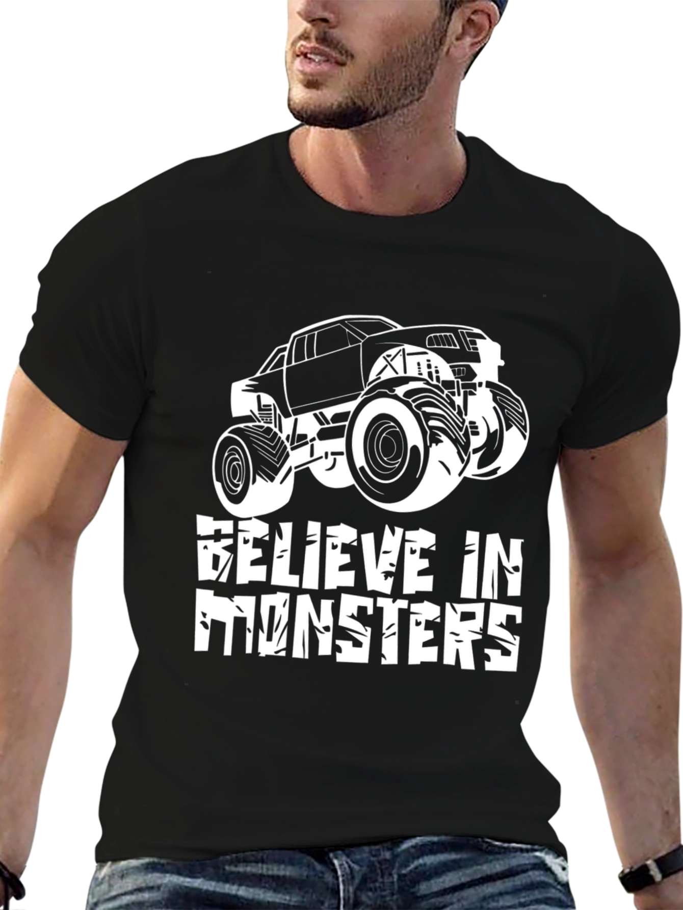 Believe in Monsters T-Shirt - Monster Truck Tee