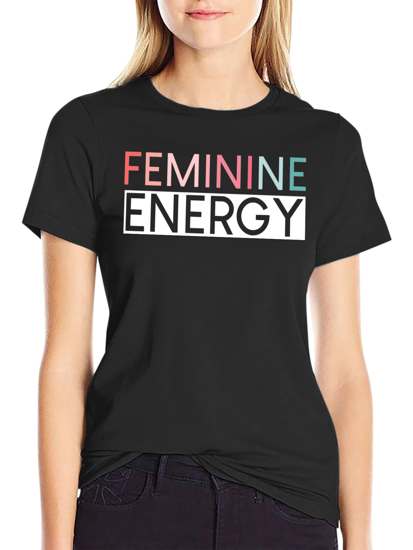 Feminine Energy Graphic Tee - Stylish Comfort