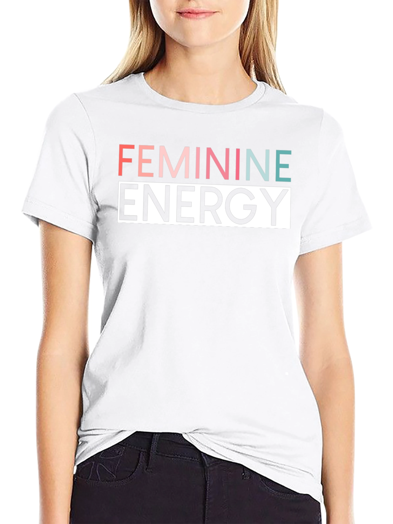 Feminine Energy Graphic Tee - Stylish Comfort