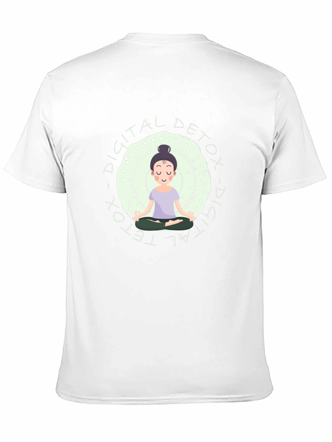 Digital Detox T-Shirt - Meditating Graphic Tee
