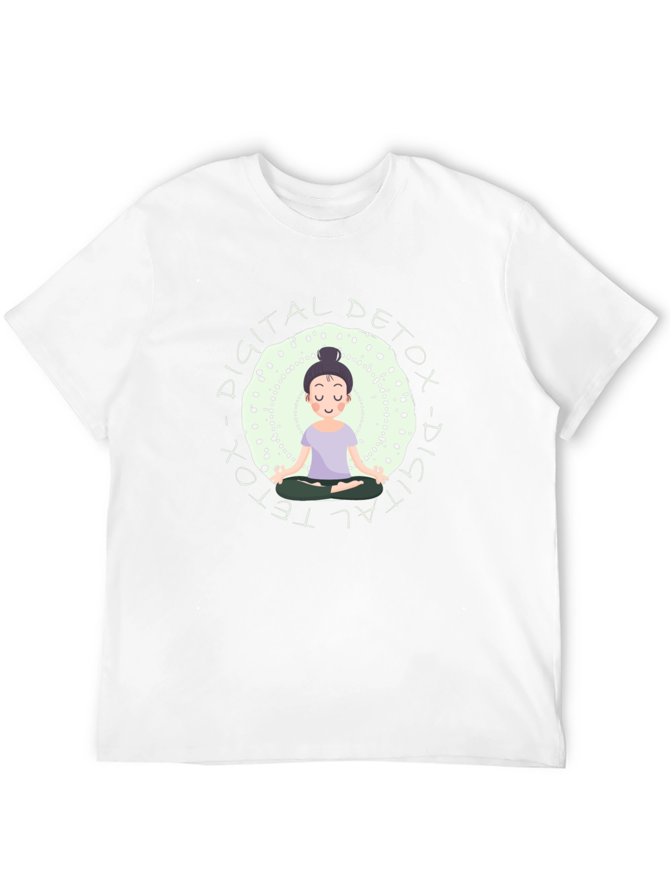Digital Detox T-Shirt - Meditating Graphic Tee