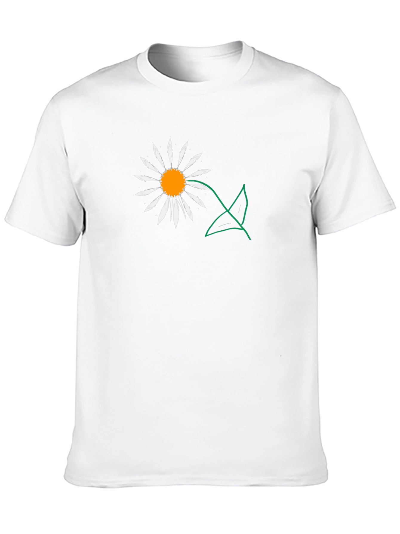 Daisy Graphic Tee - Black Casual T-Shirt