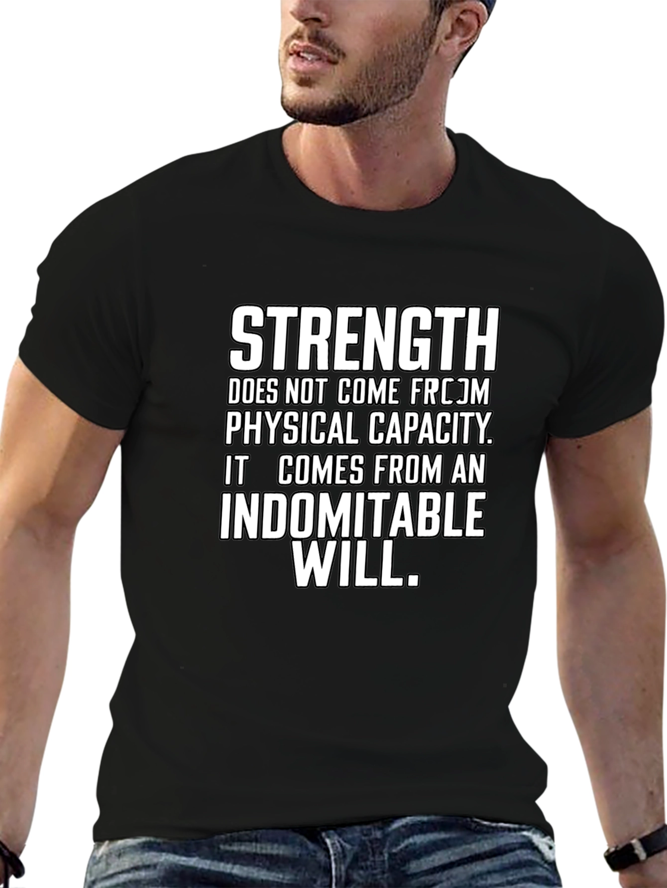 Strength Indomitable Will Graphic Tee