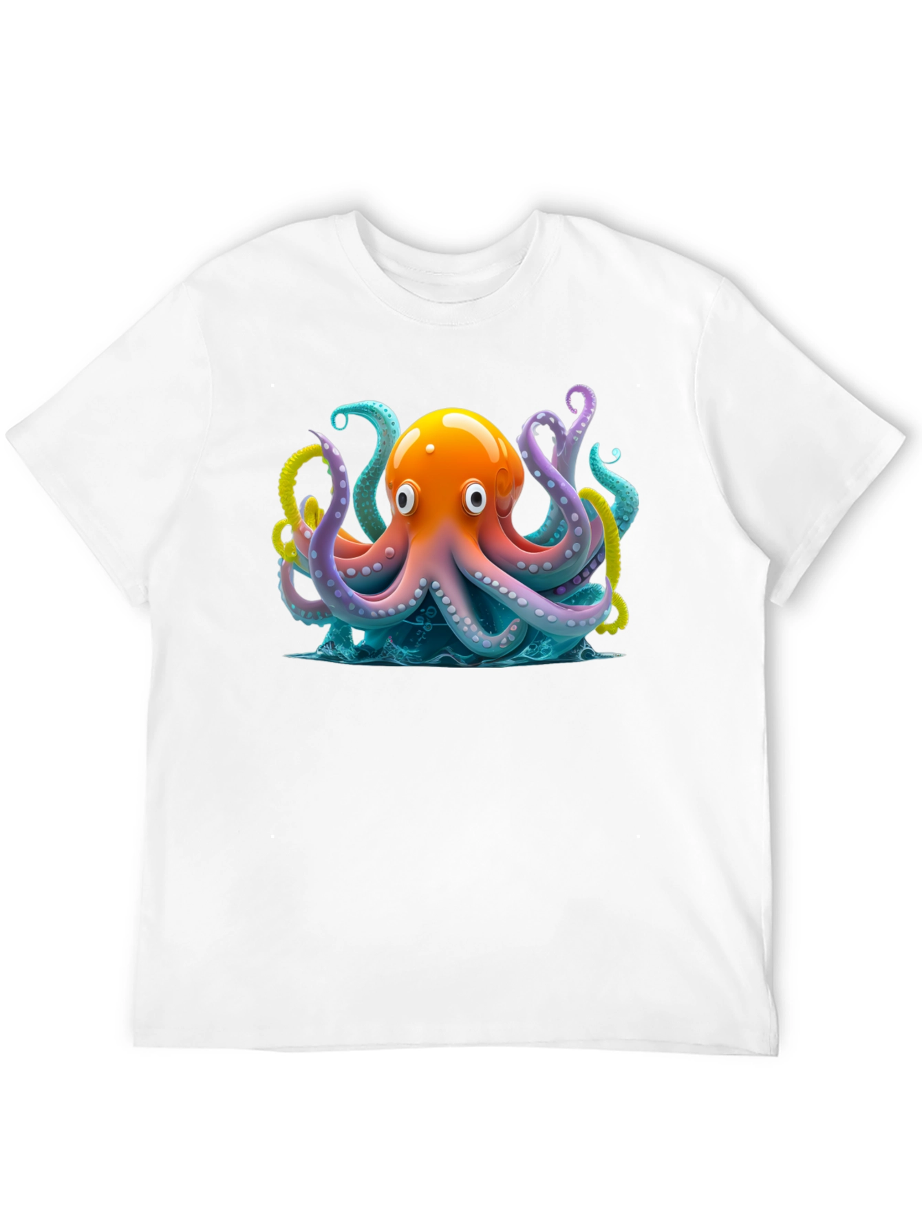 Octopus Graphic Tee - Vivid Marine Design