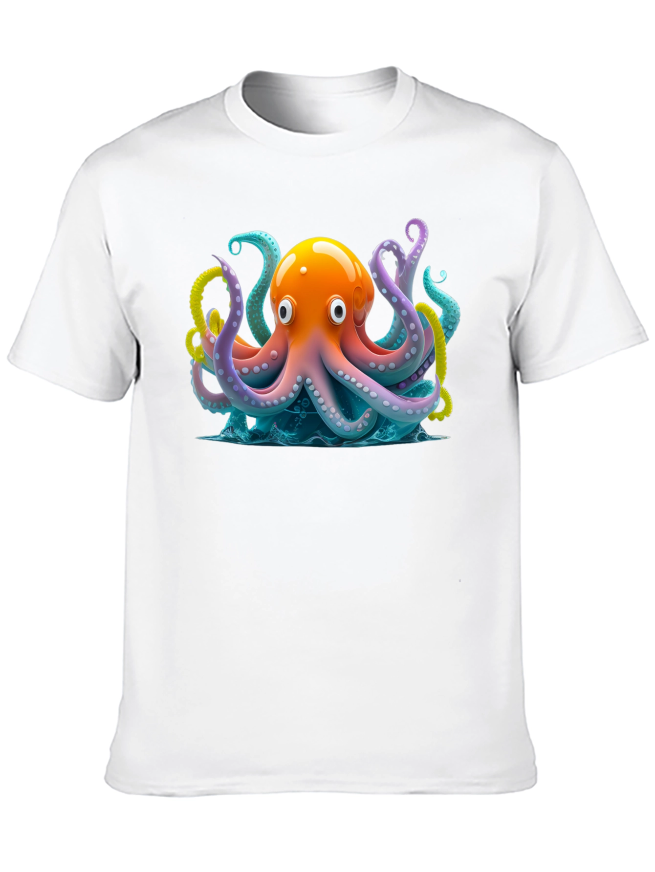 Octopus Graphic Tee - Vivid Marine Design