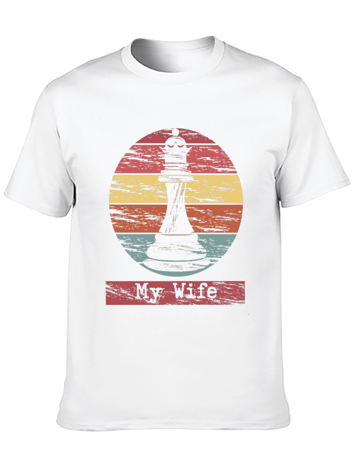 My Wife Chess Piece Graphic Tee - Retro Style