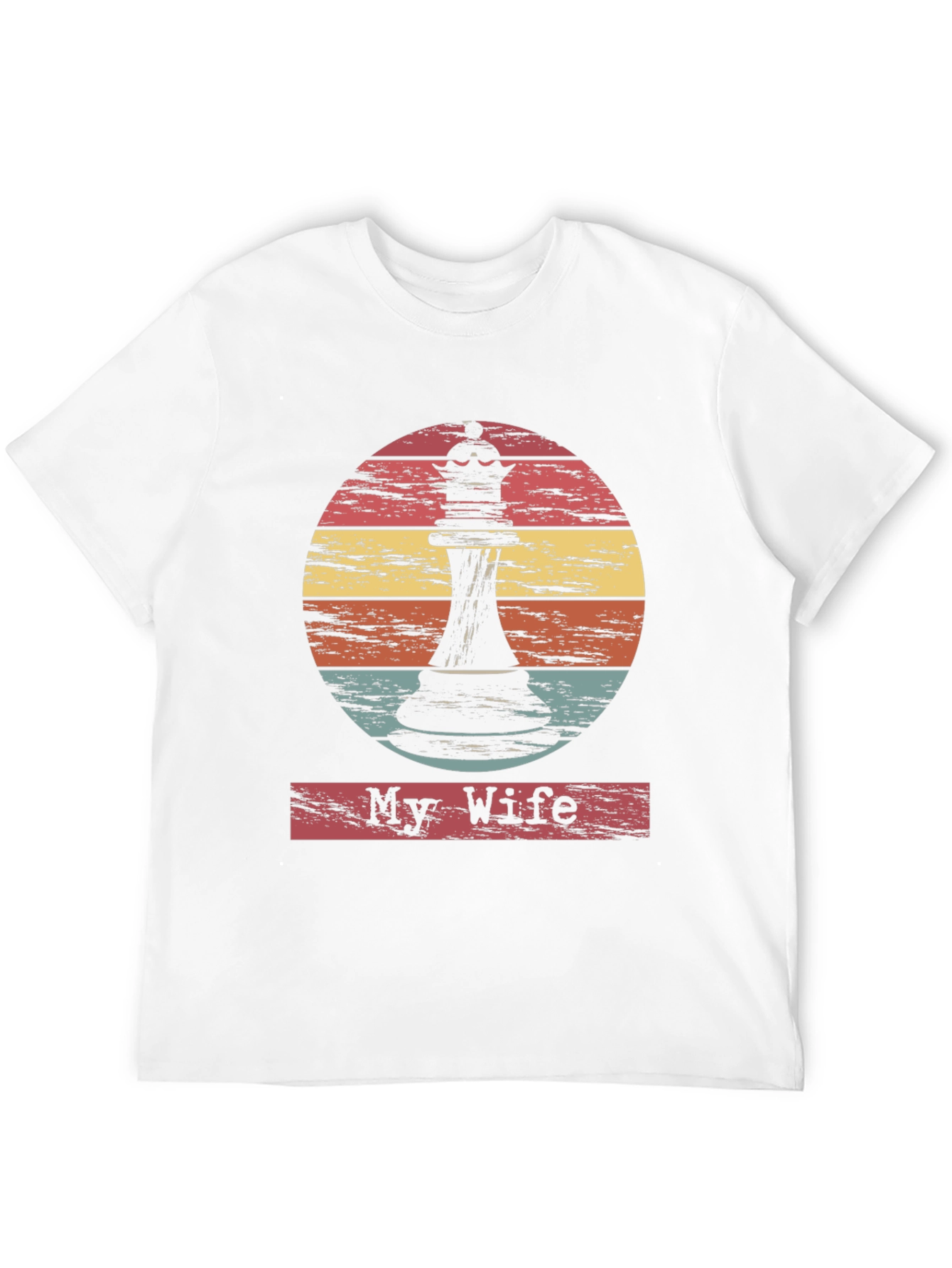 My Wife Chess Piece Graphic Tee - Retro Style