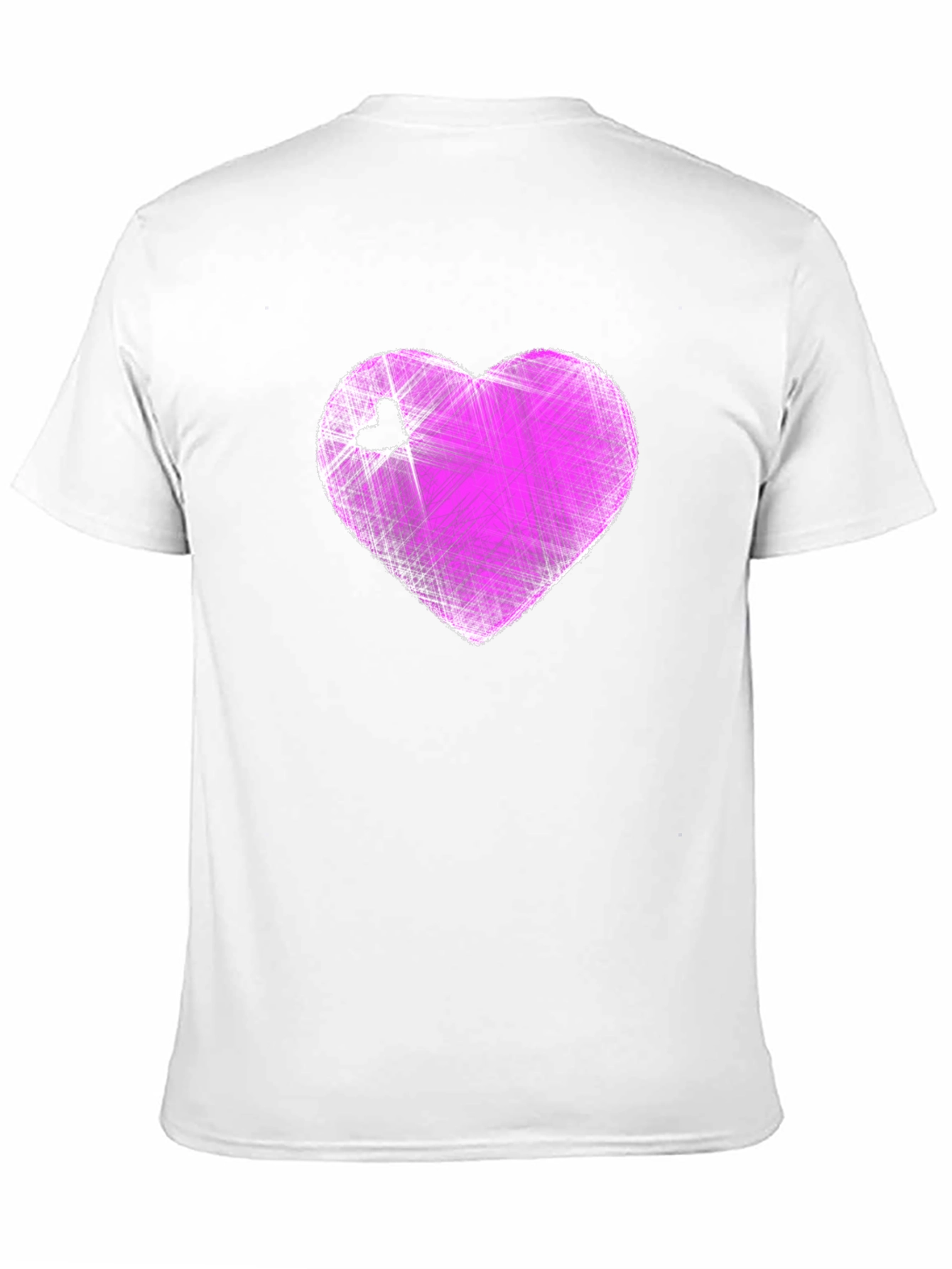 Heart Graphic Black T-Shirt - Modern Casual Tee