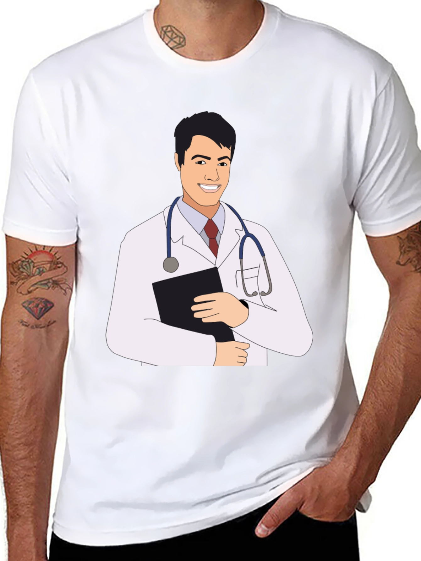 Doctor Graphic T-Shirt - Unisex Black Tee