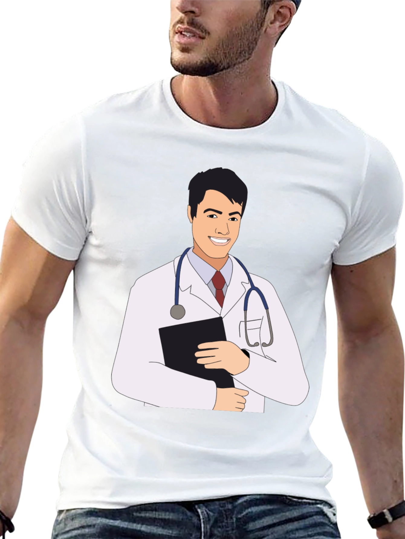 Doctor Graphic T-Shirt - Unisex Black Tee