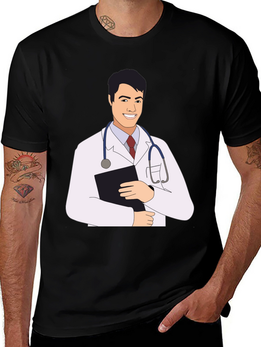 Doctor Graphic T-Shirt - Unisex Black Tee