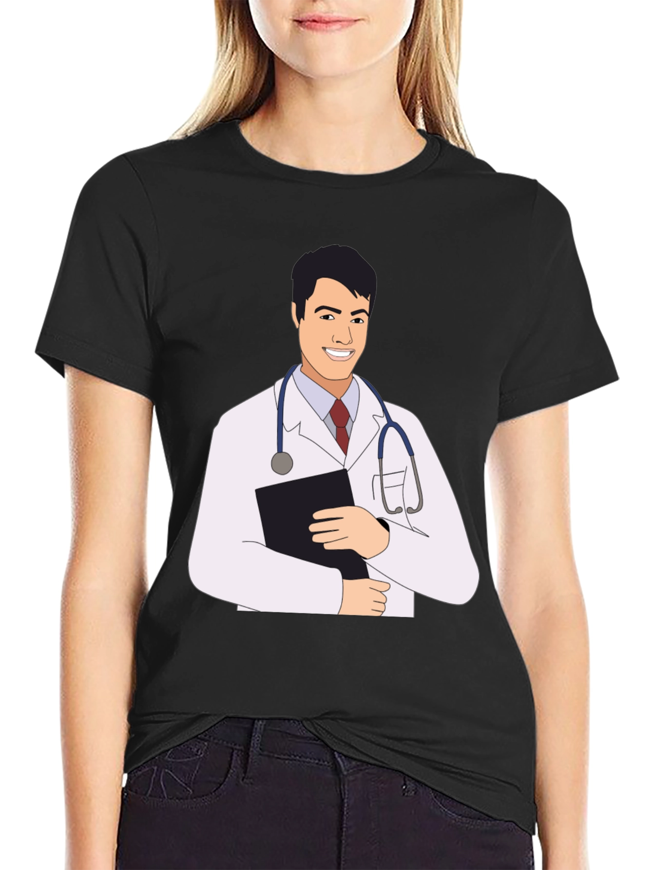 Doctor Graphic T-Shirt - Unisex Black Tee