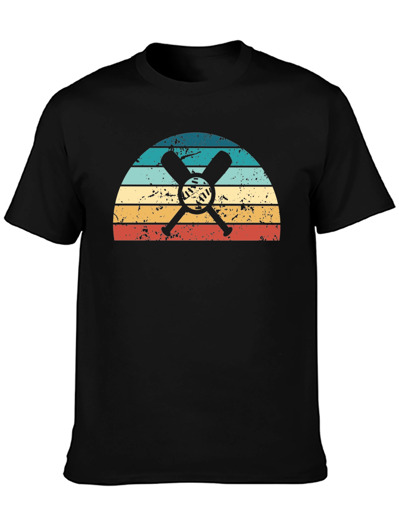 Retro Baseball Bats Graphic Tee