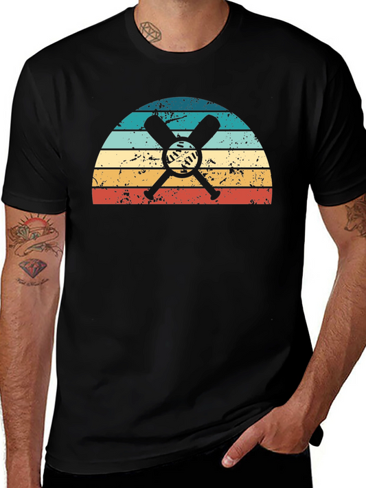 Retro Baseball Bats Graphic Tee