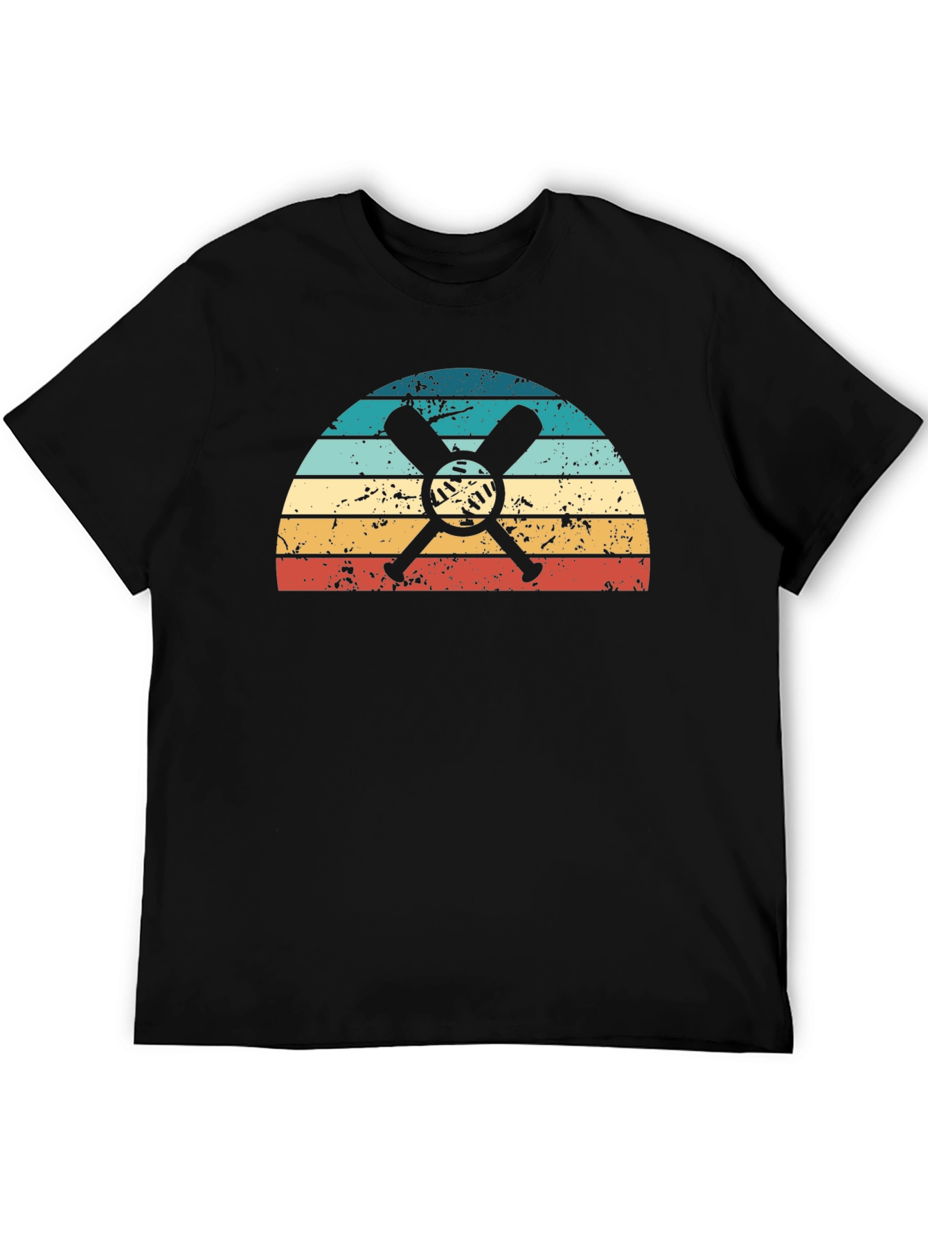 Retro Baseball Bats Graphic Tee