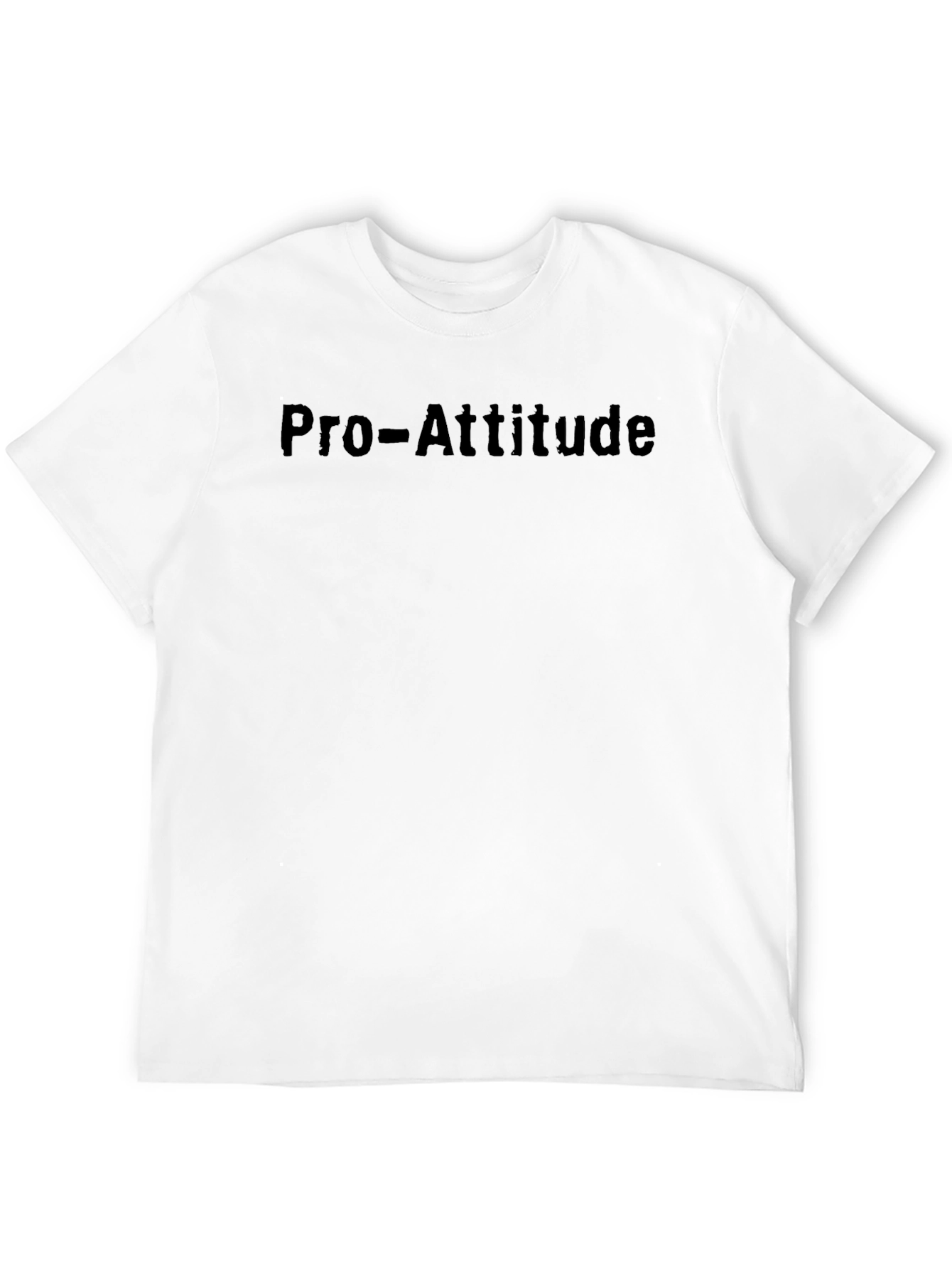 Pro-Attitude Black Graphic T-Shirt - Comfortable Fit