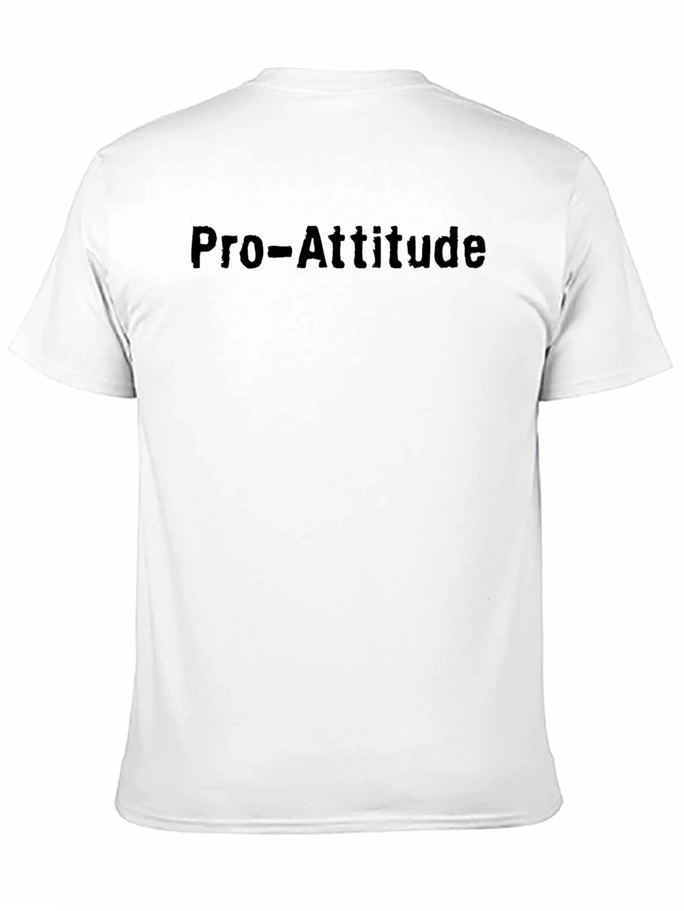 Pro-Attitude Black Graphic T-Shirt - Comfortable Fit