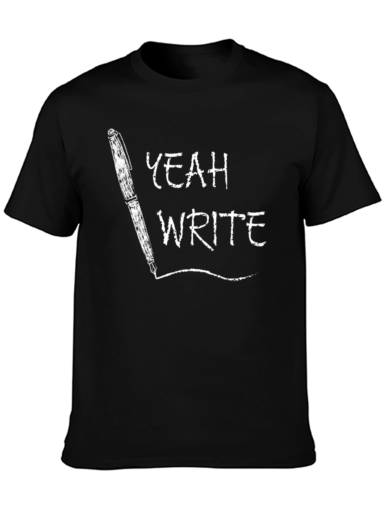 Yeah Write! Black Graphic Tee