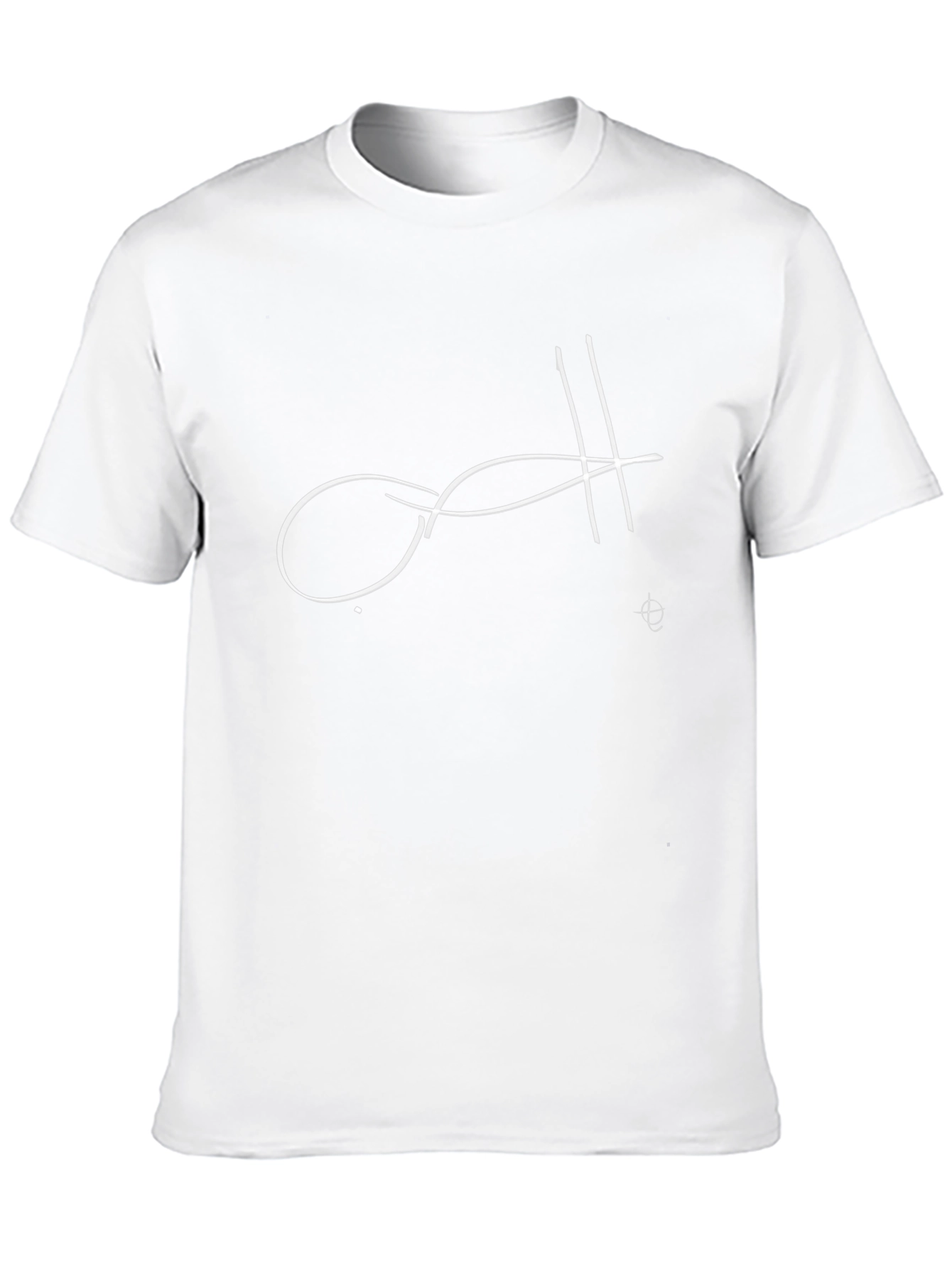 Minimalist Graphic Tee - Modern Symbol Design