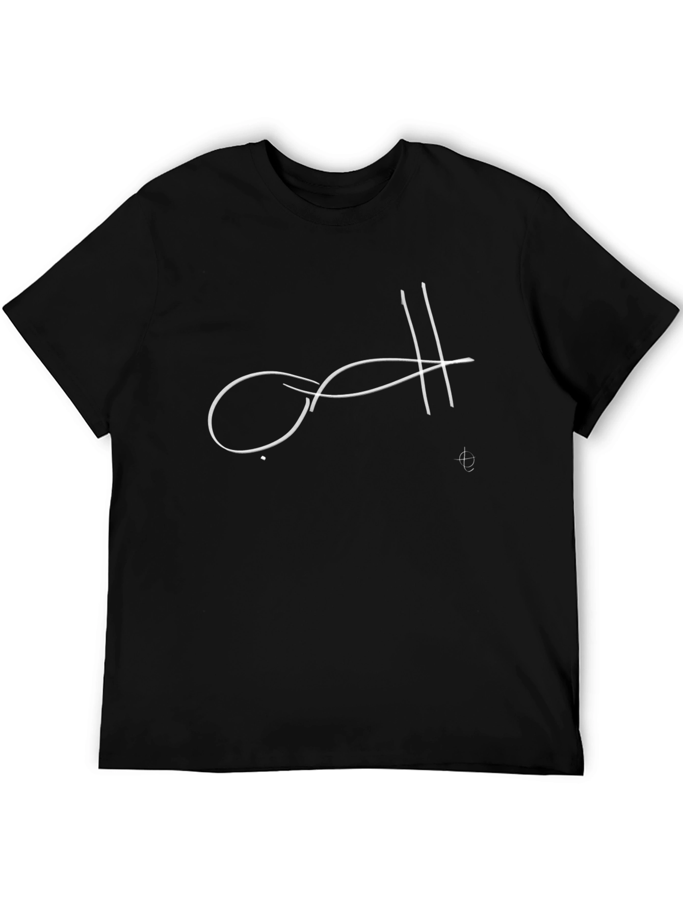 Minimalist Graphic Tee - Modern Symbol Design