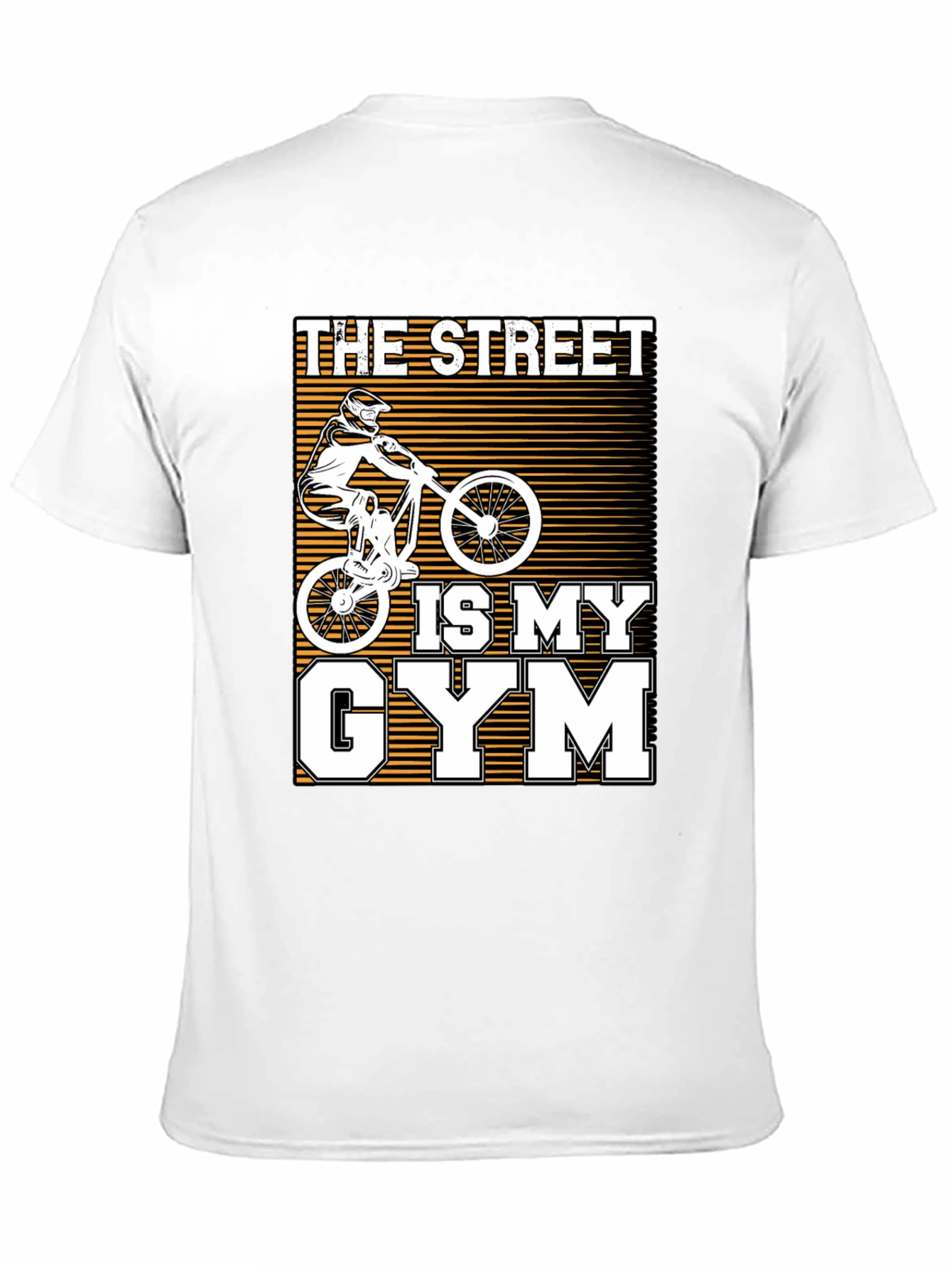 The Street Is My Gym Black Graphic Tee