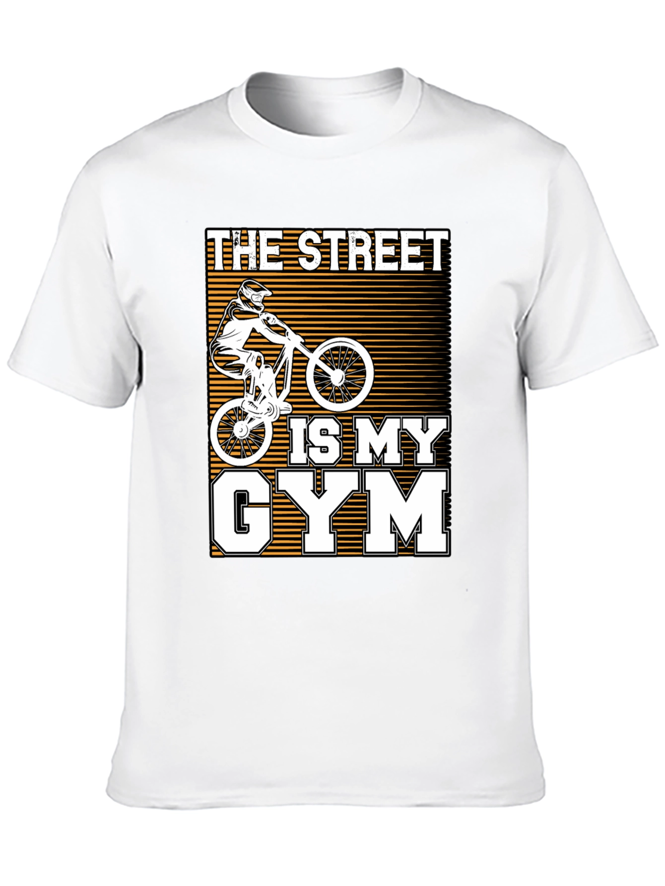 The Street Is My Gym Black Graphic Tee