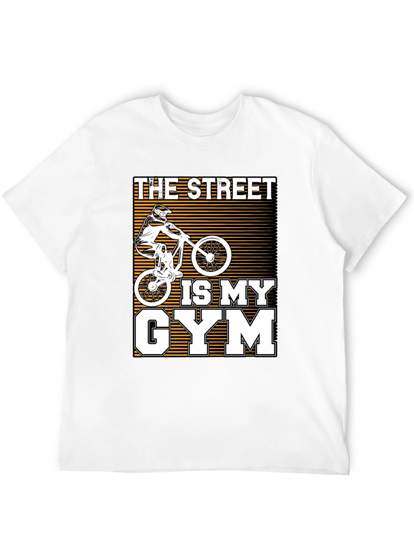 The Street Is My Gym Black Graphic Tee