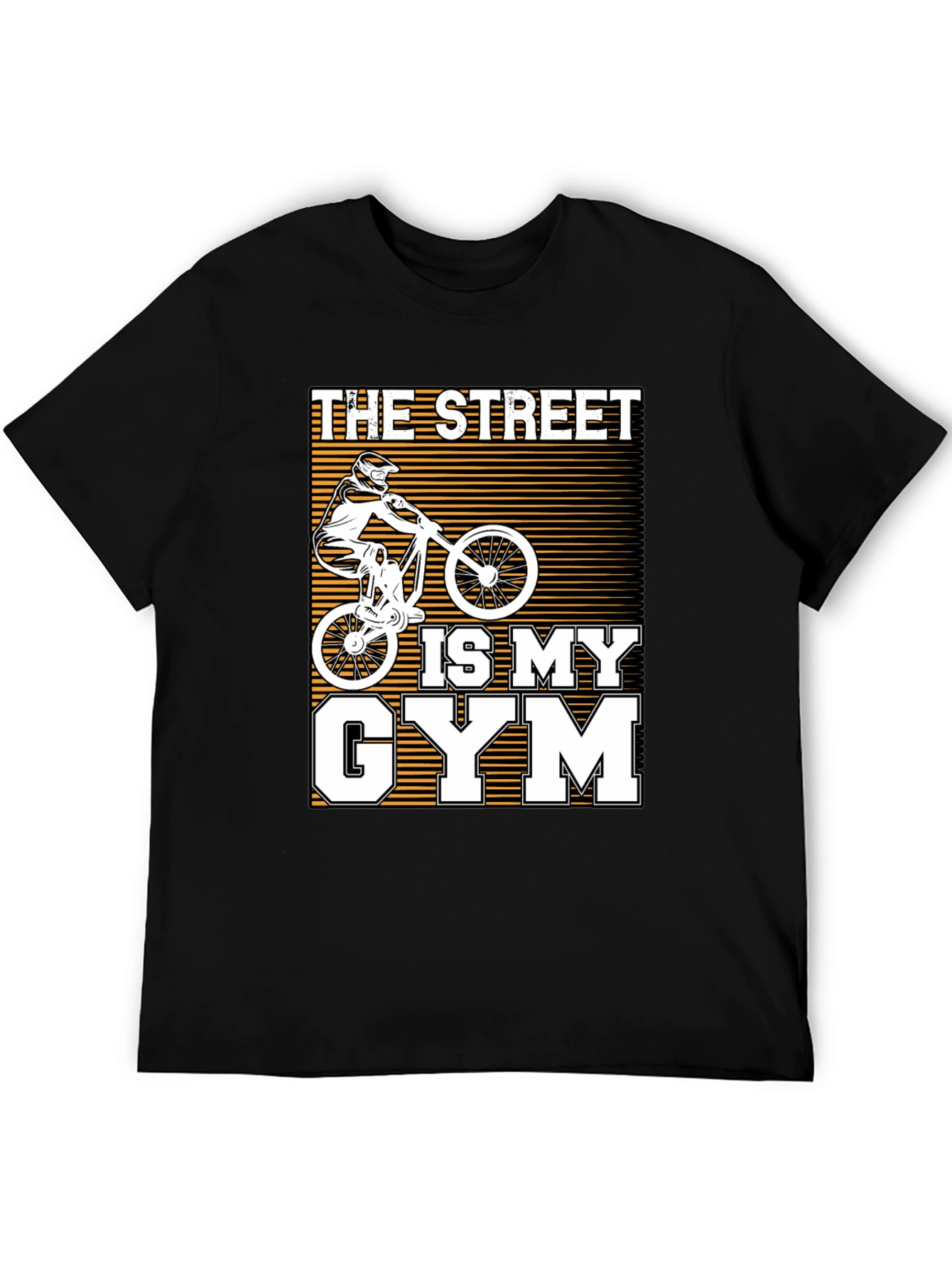 The Street Is My Gym Black Graphic Tee