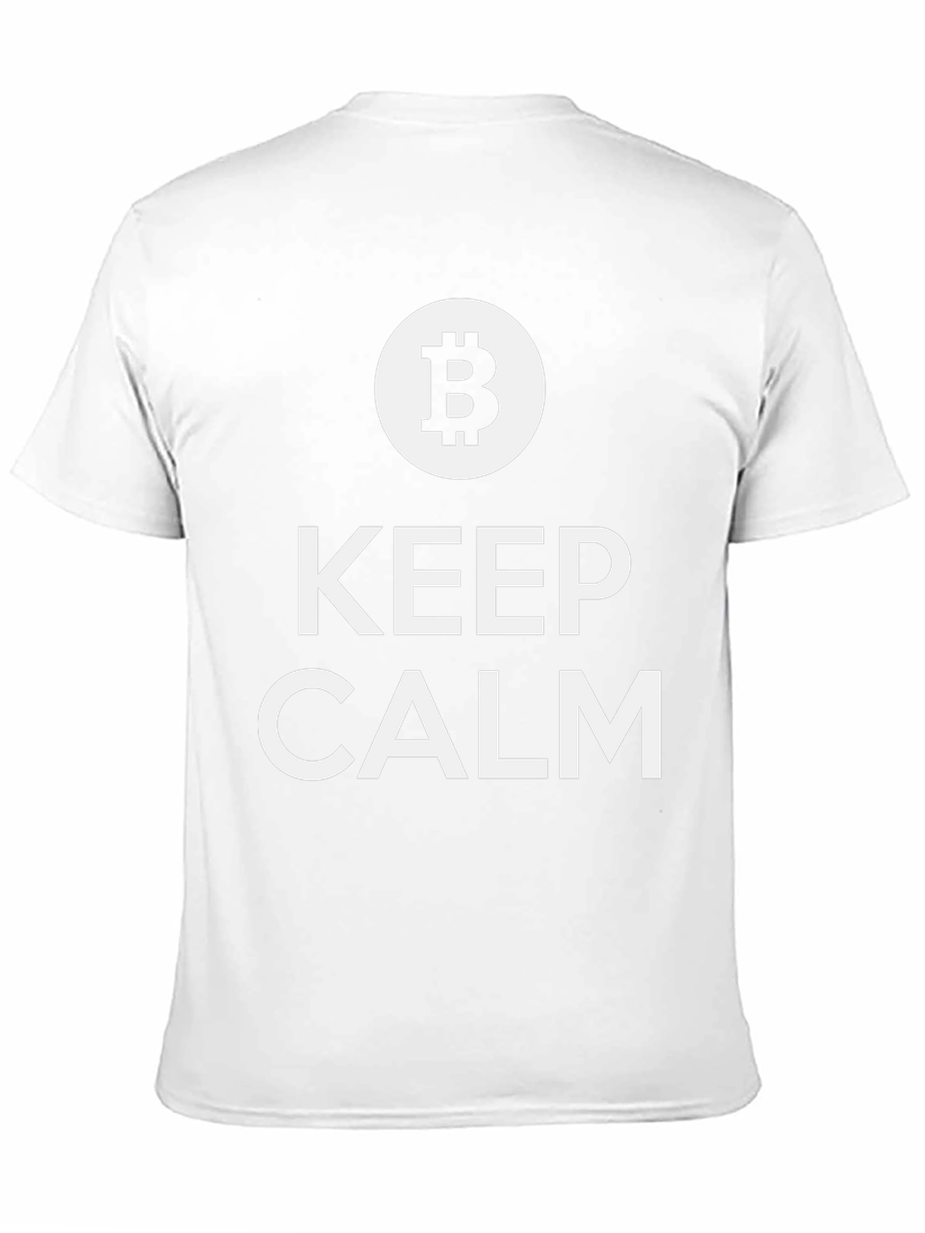 Bitcoin Keep Calm T-Shirt - Crypto HODL Tee
