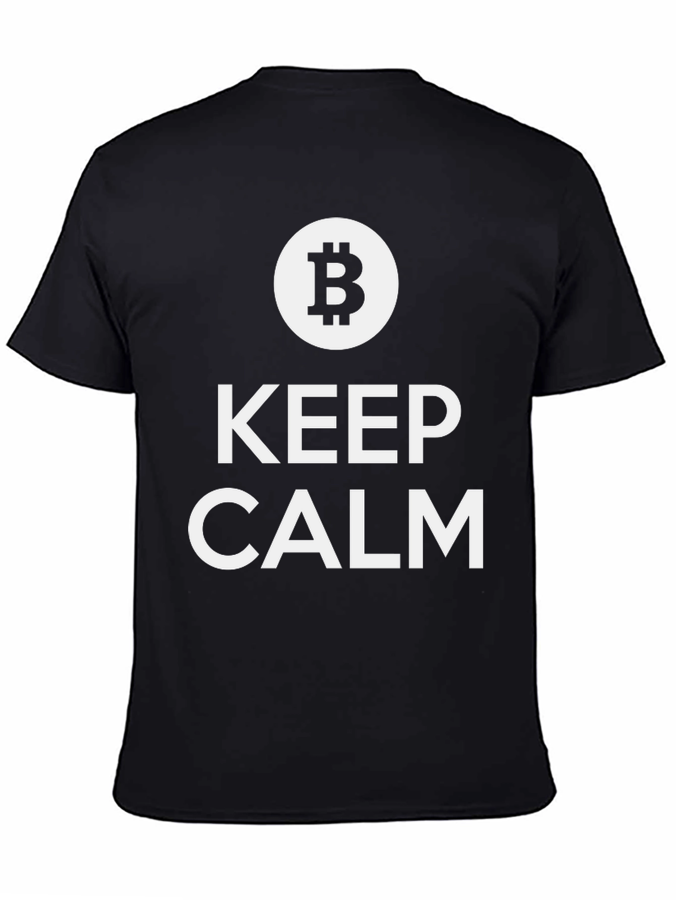 Bitcoin Keep Calm T-Shirt - Crypto HODL Tee