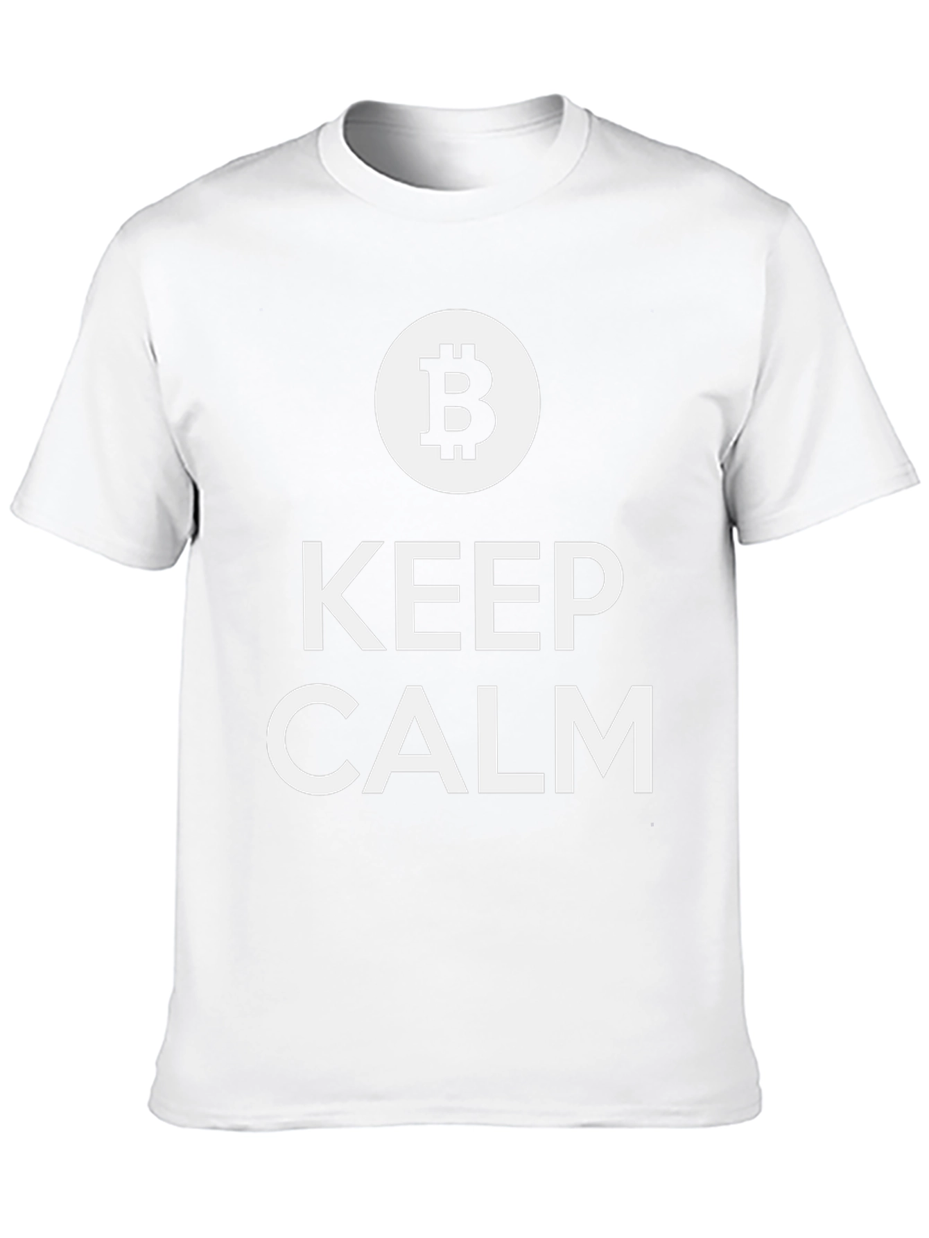Bitcoin Keep Calm T-Shirt - Crypto HODL Tee
