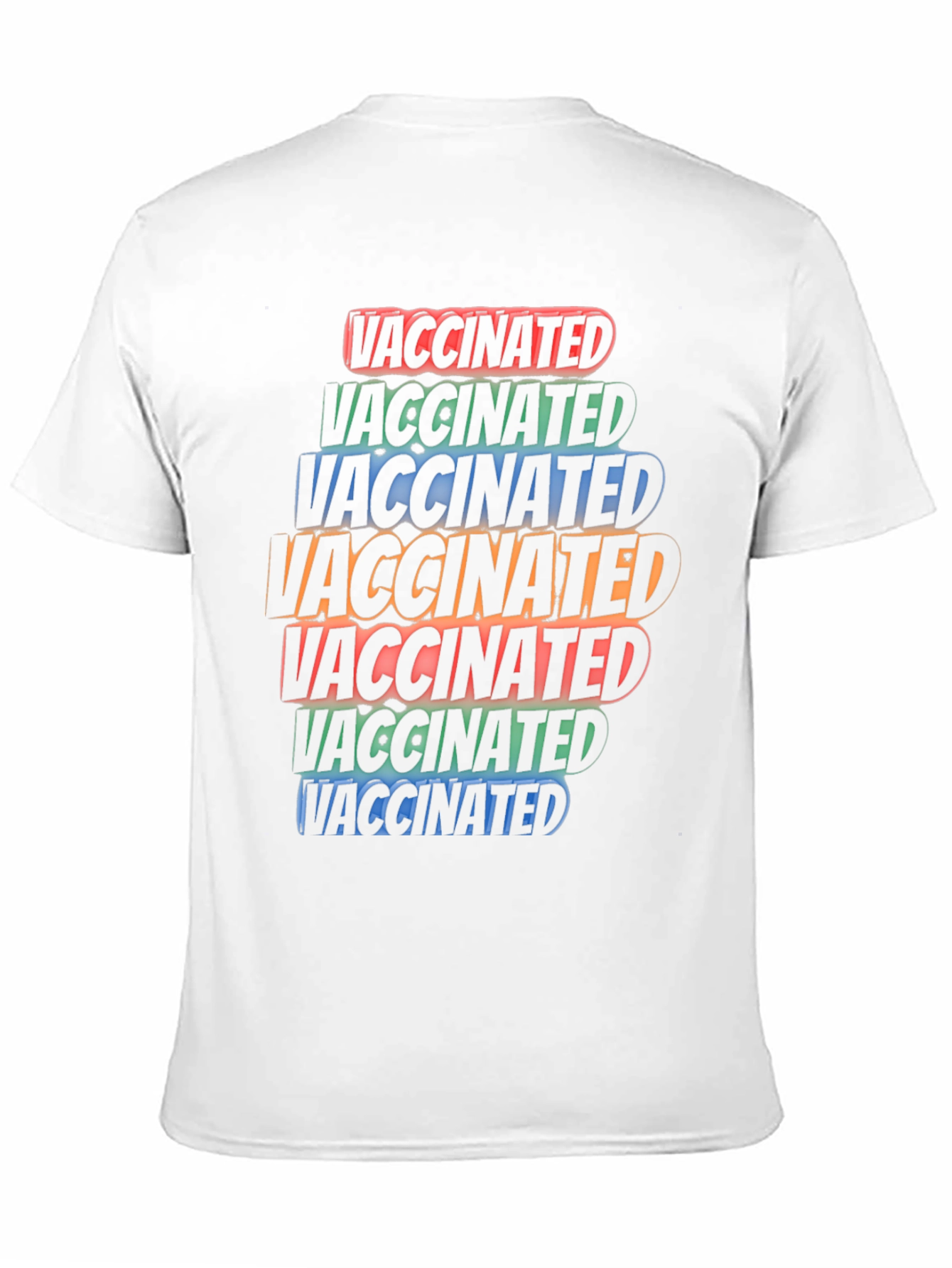 Vaccinated Graphic Tee - Black Cotton Blend