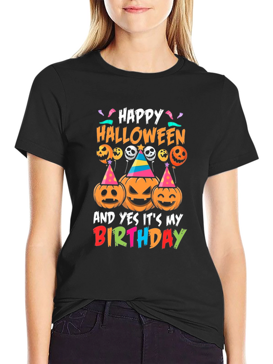 Happy Halloween Birthday T-Shirt