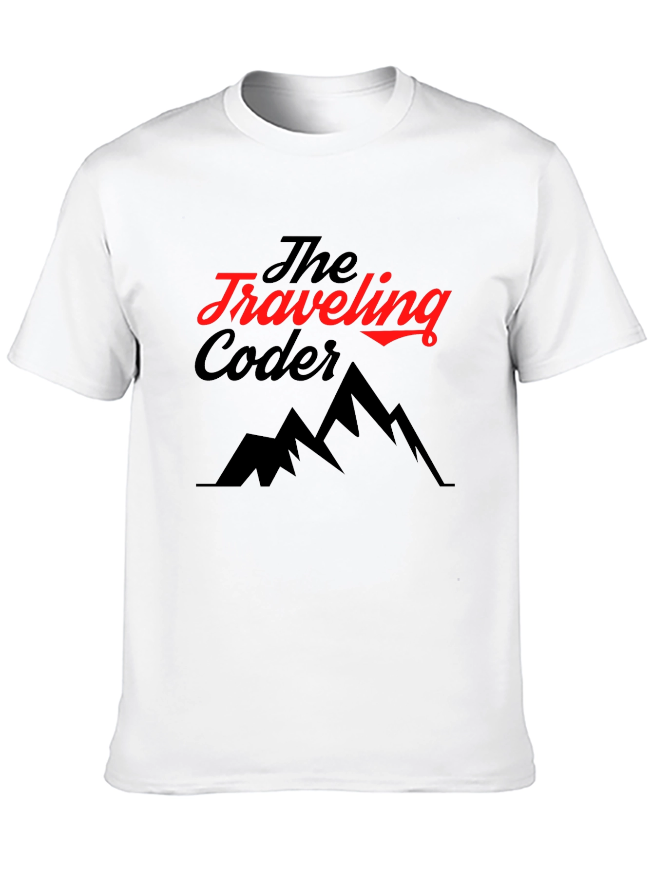 Traveling Coder Graphic Tee - Black