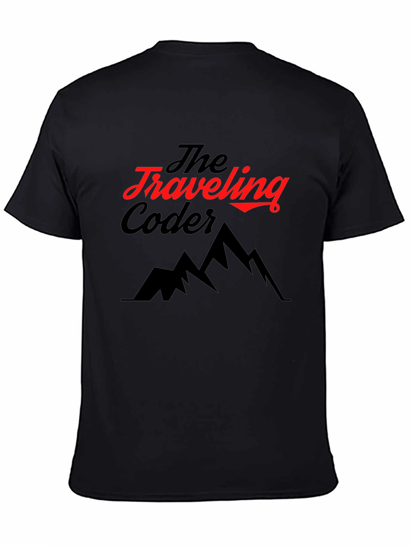 Traveling Coder Graphic Tee - Black