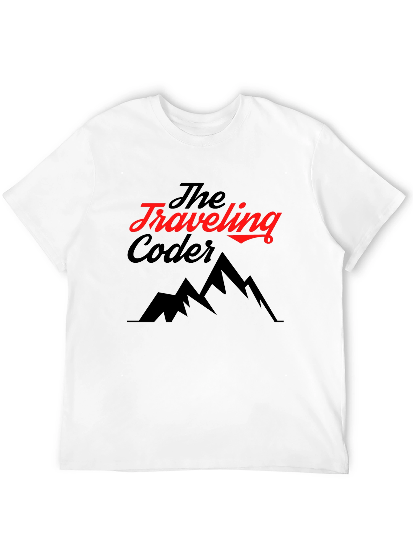 Traveling Coder Graphic Tee - Black