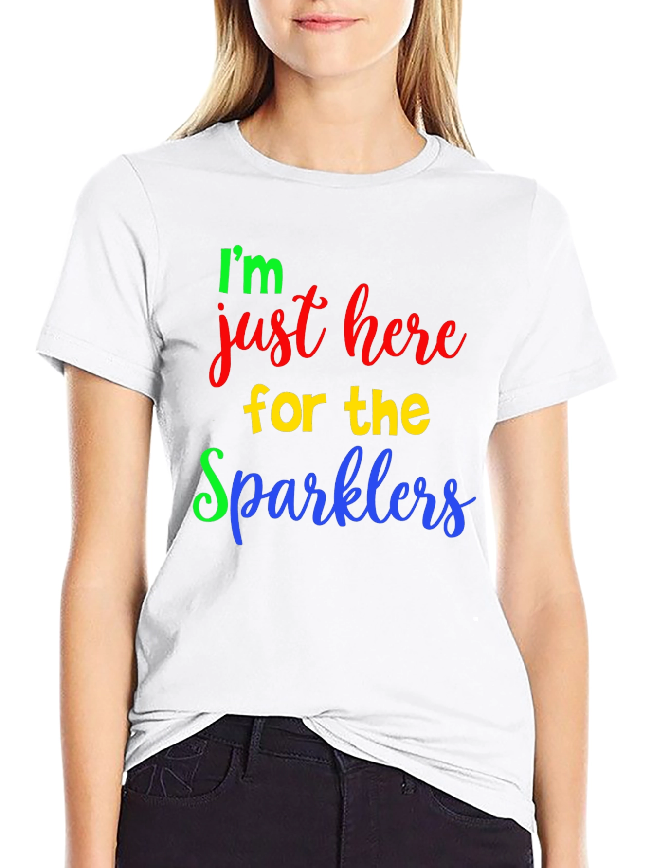 Im Just Here For The Sparklers T-Shirt