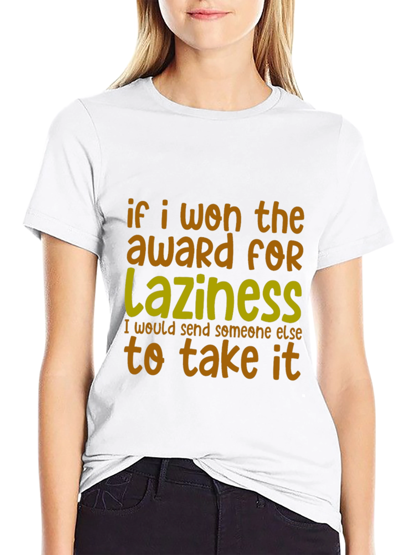 Funny Laziness Award T-Shirt