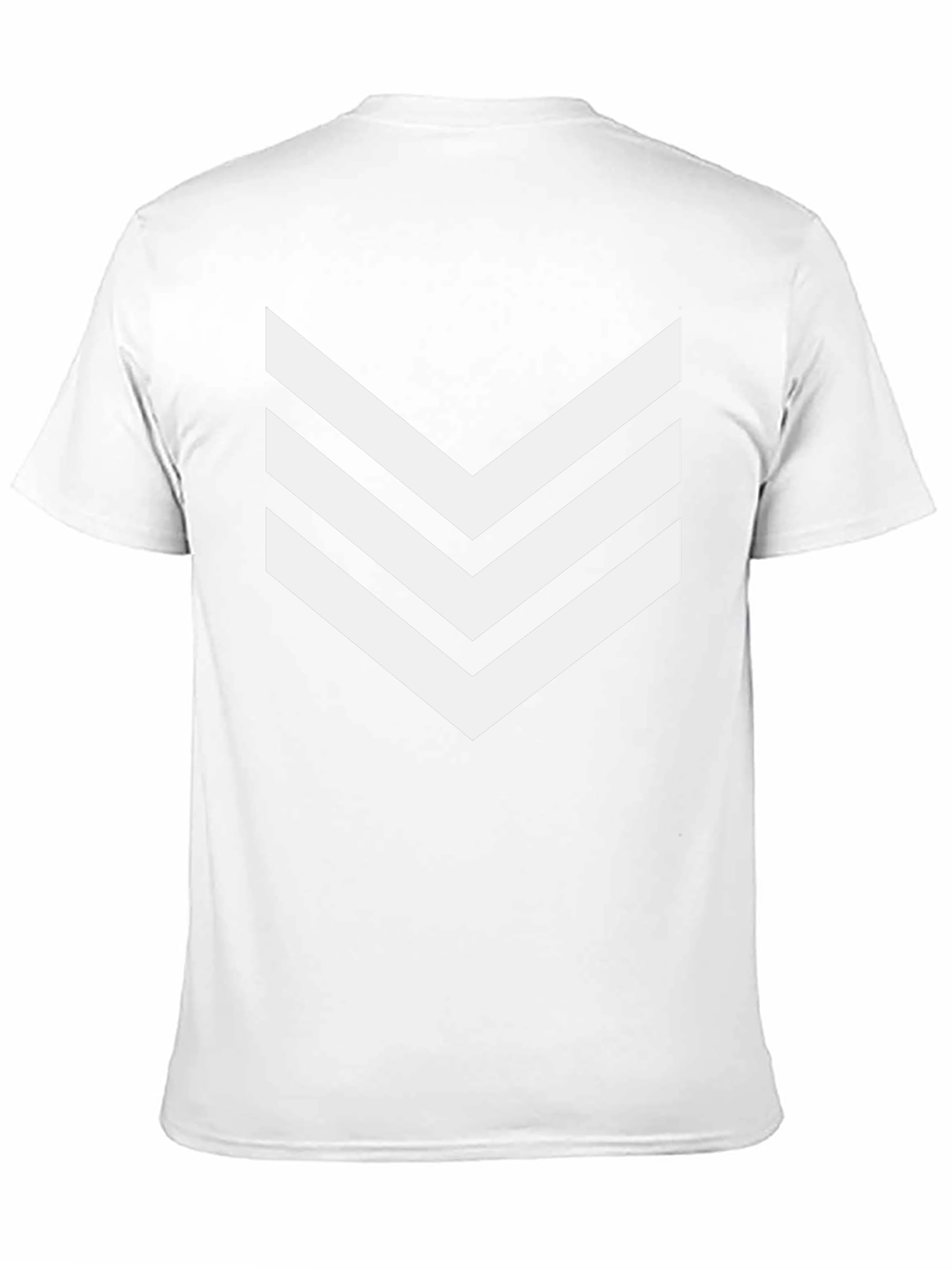 Modern Chevron Stripe Graphic Tee - Black