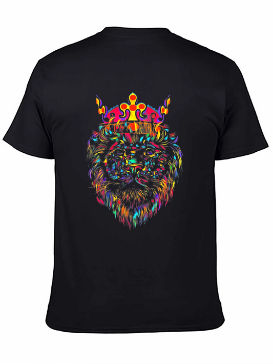 Lion King Graphic Tee - Vivid Print T-Shirt