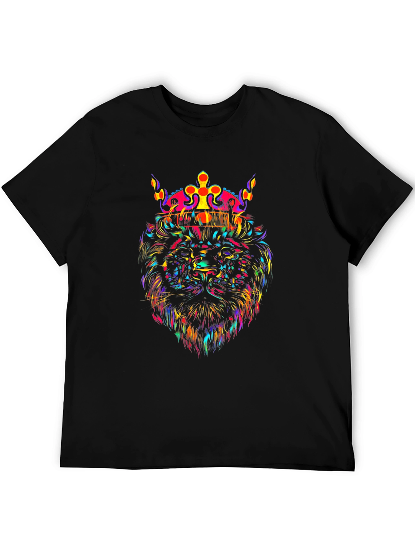 Lion King Graphic Tee - Vivid Print T-Shirt