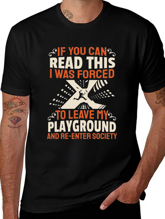 Funny If You Can Read This Black T-Shirt