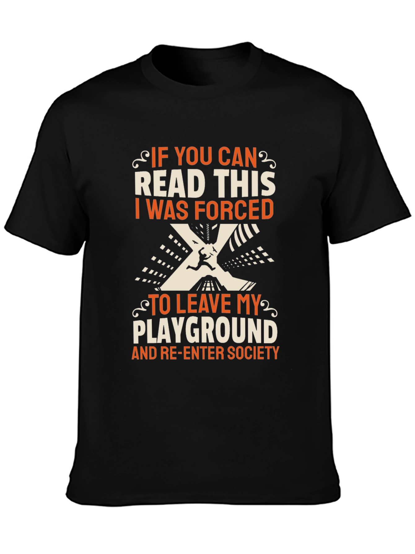 Funny If You Can Read This Black T-Shirt