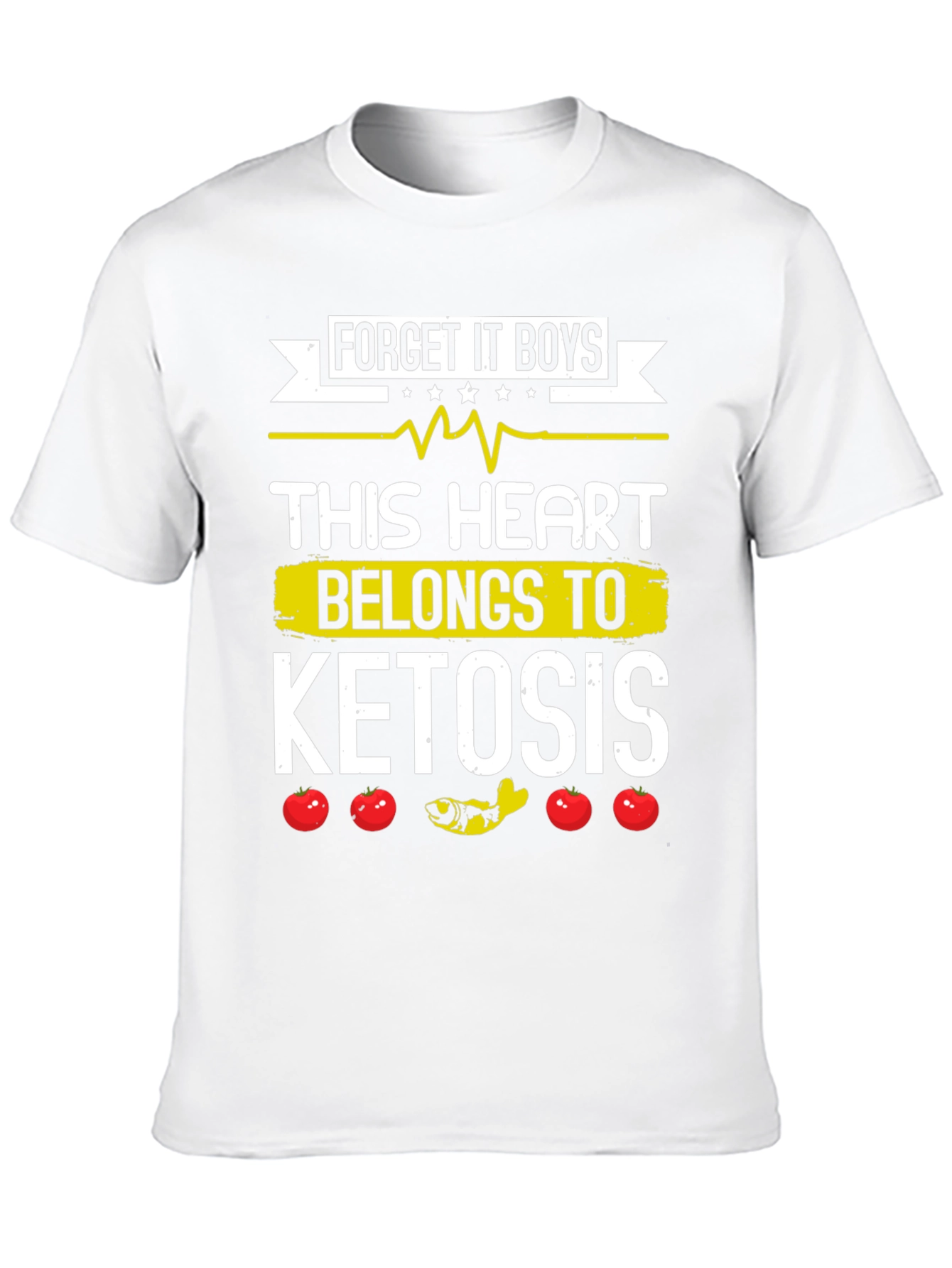 Keto Diet T-Shirt - This Heart Belongs to Ketosis