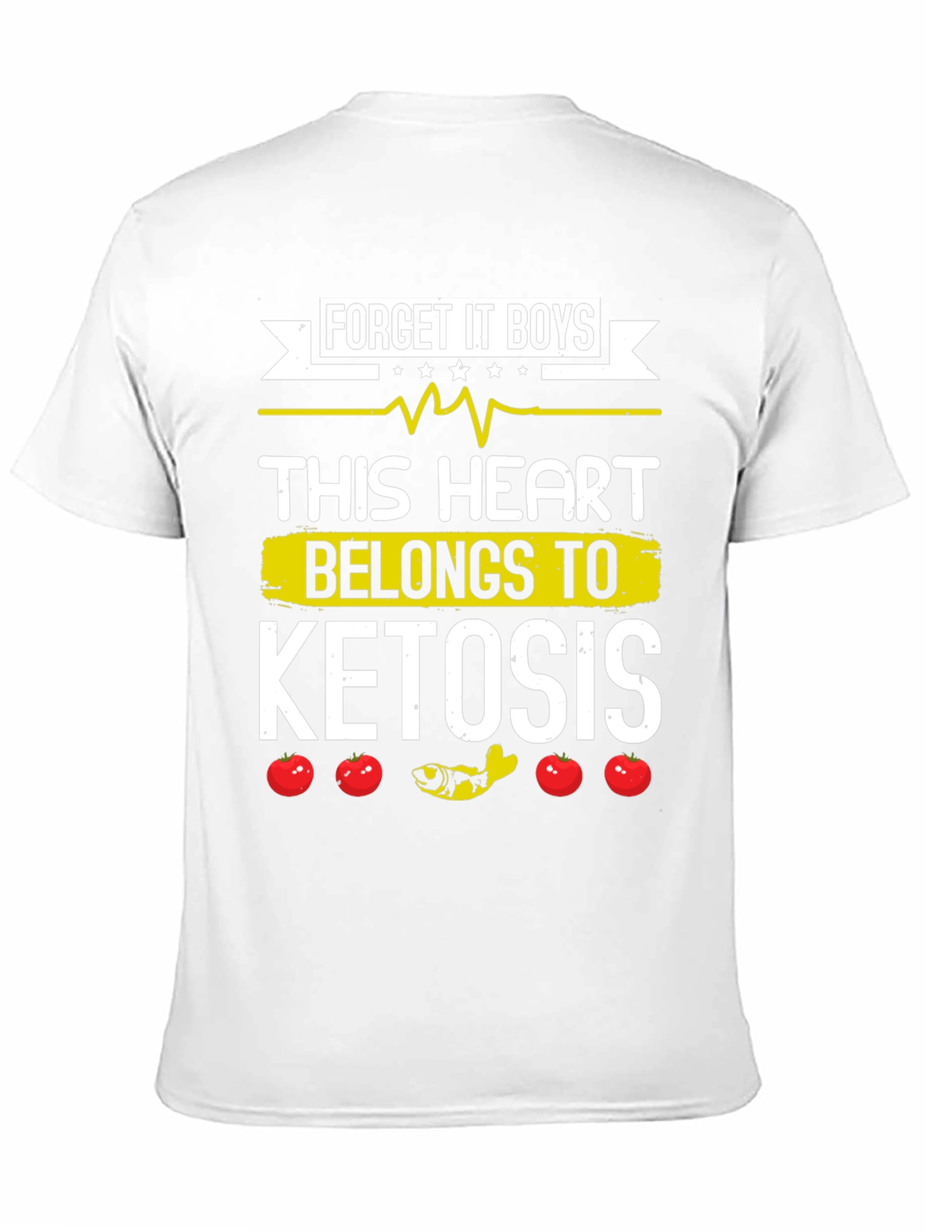 Keto Diet T-Shirt - This Heart Belongs to Ketosis
