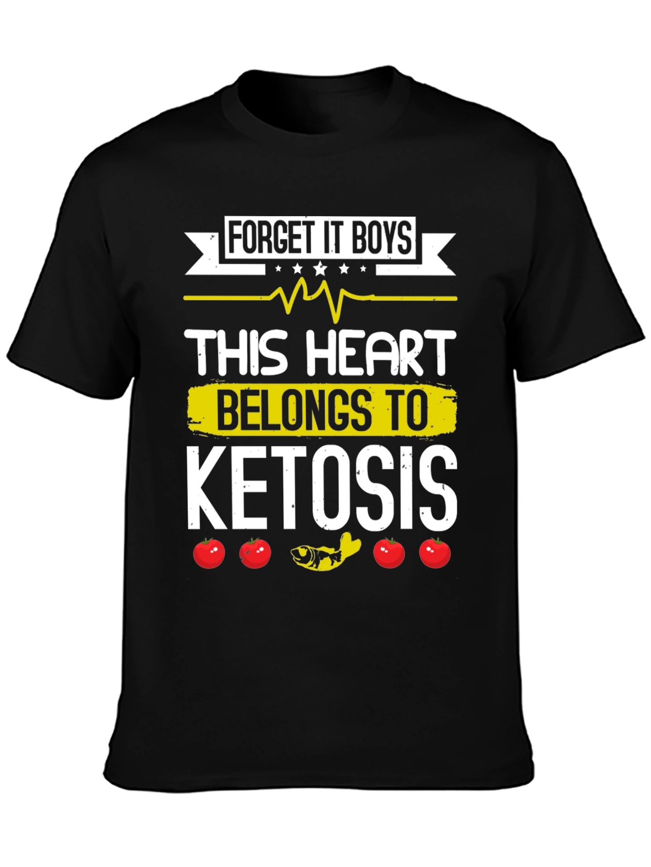 Keto Diet T-Shirt - This Heart Belongs to Ketosis